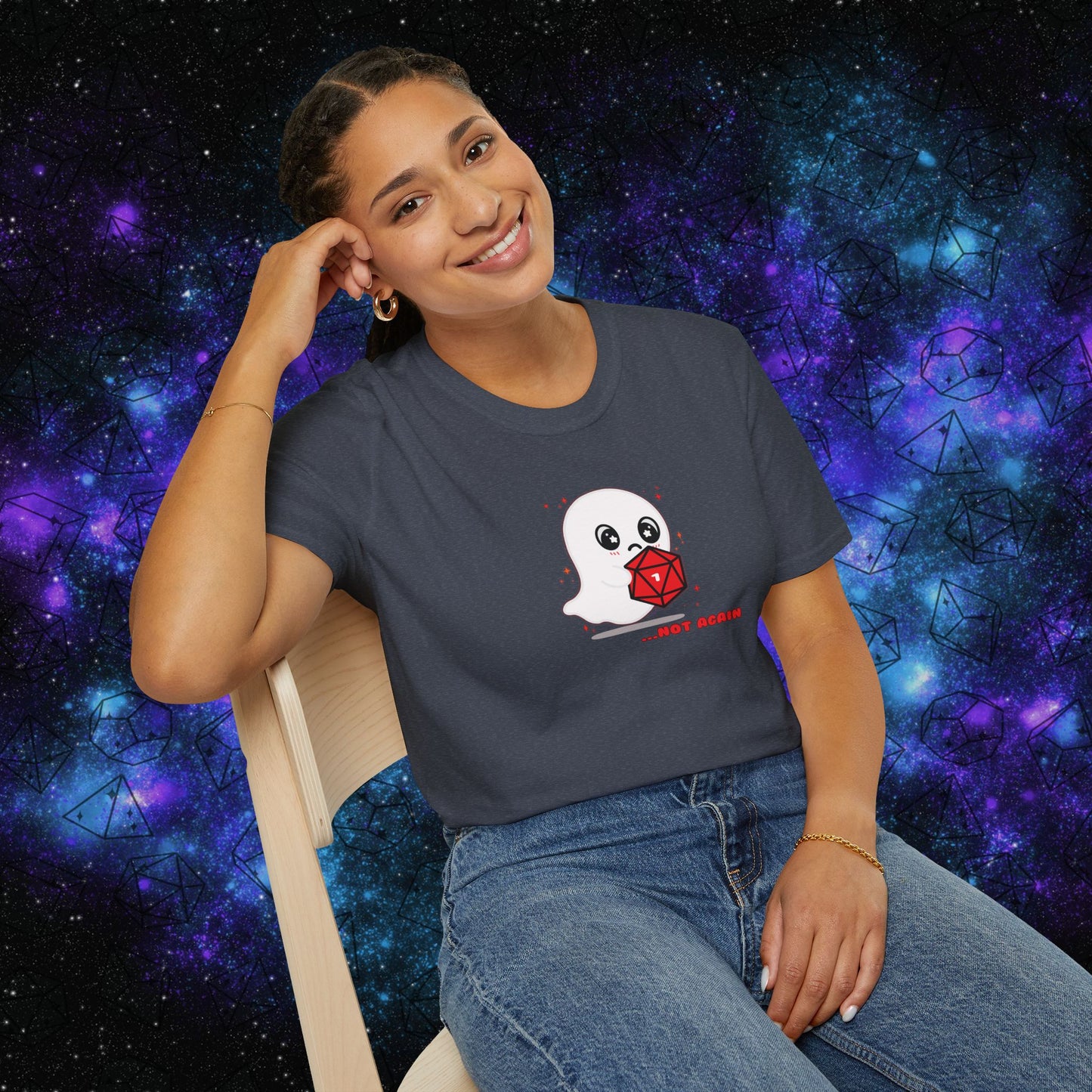 "Haunted (by Bad Rolls)" Unisex Graphic Tee