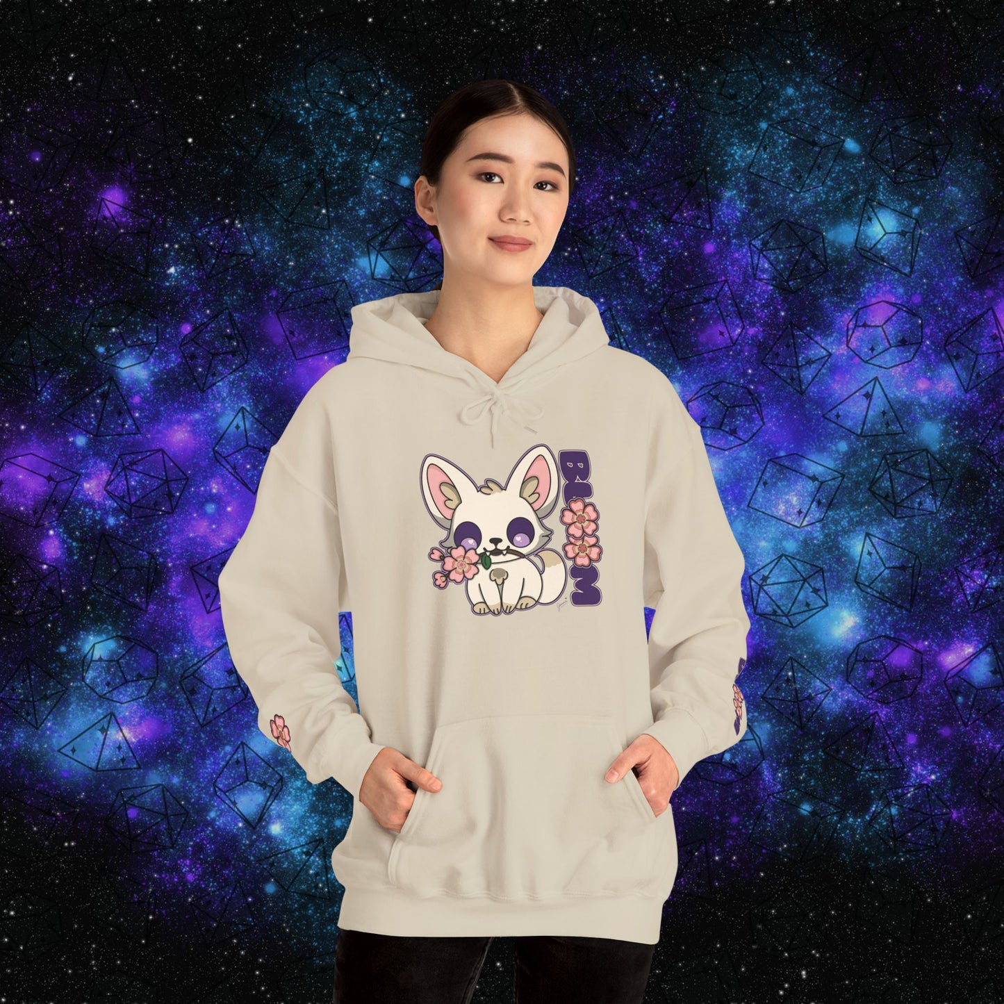 "Foxy Bloom" Unisex Graphic Hoodie