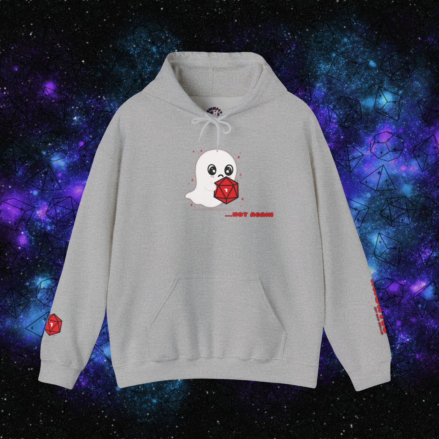 "Haunted (by Bad Rolls)" Unisex Graphic Hoodie