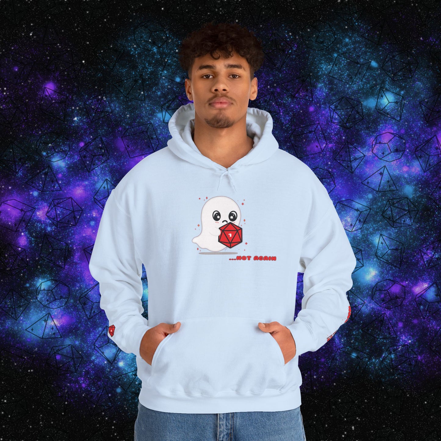 "Haunted (by Bad Rolls)" Unisex Graphic Hoodie