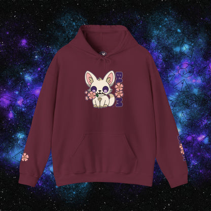 "Foxy Bloom" Unisex Graphic Hoodie