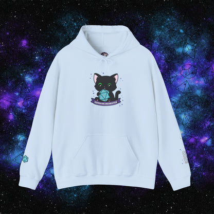 "Hexie, the Dungeon Meowster" Unisex Graphic Hoodie