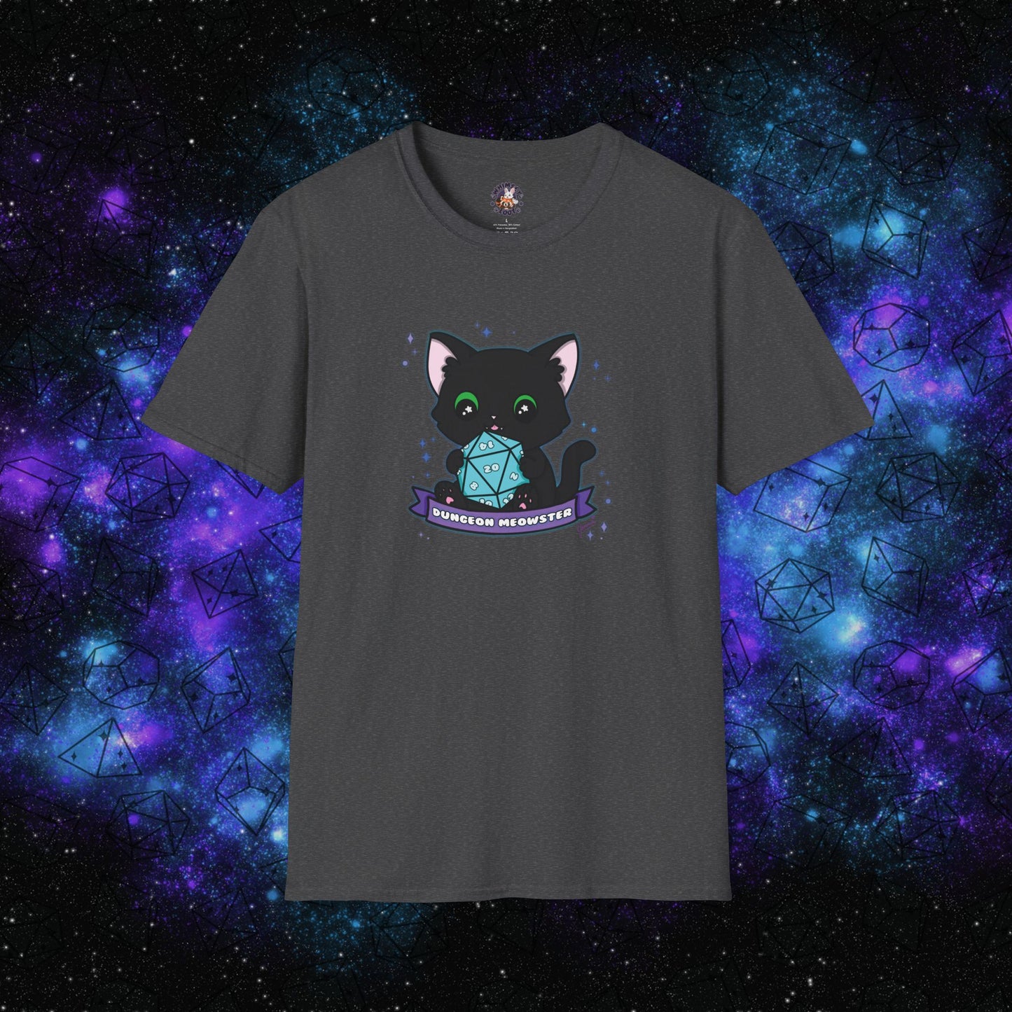 "Hexie, the Dungeon Meowster" Unisex Graphic Tee