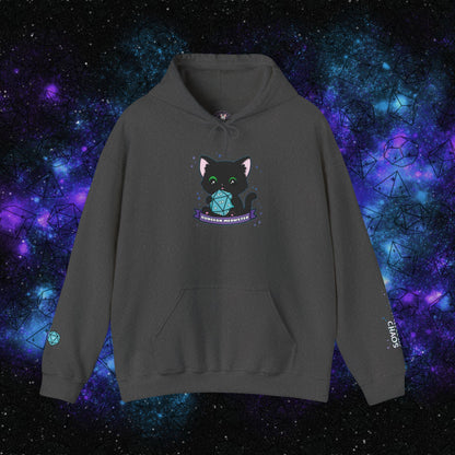"Hexie, the Dungeon Meowster" Unisex Graphic Hoodie