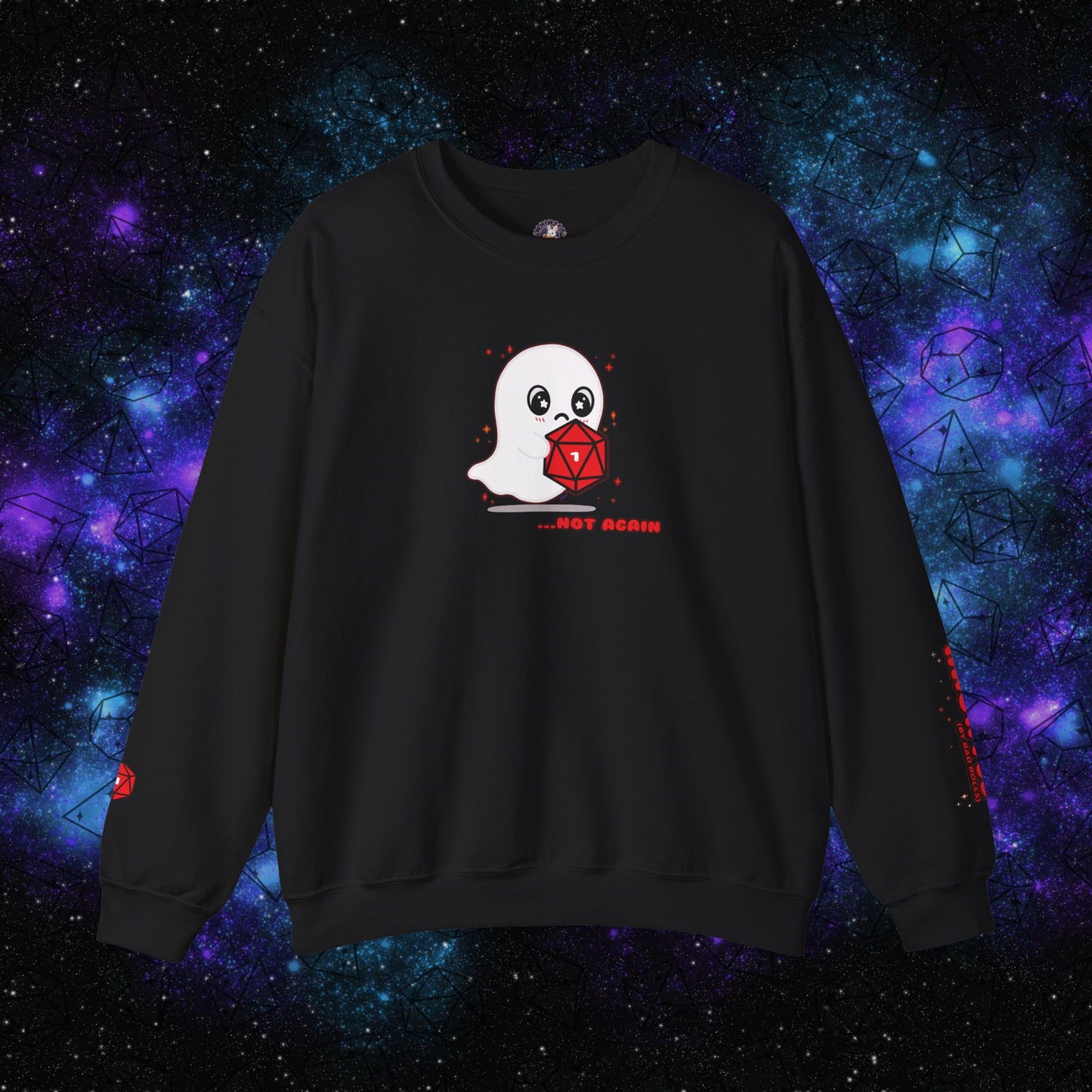 "Haunted (by Bad Rolls)" Unisex Graphic Sweatshirt