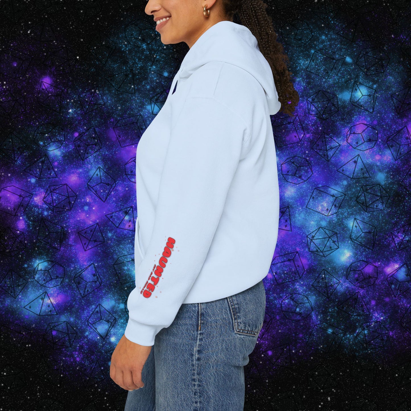 "Haunted (by Bad Rolls)" Unisex Graphic Hoodie