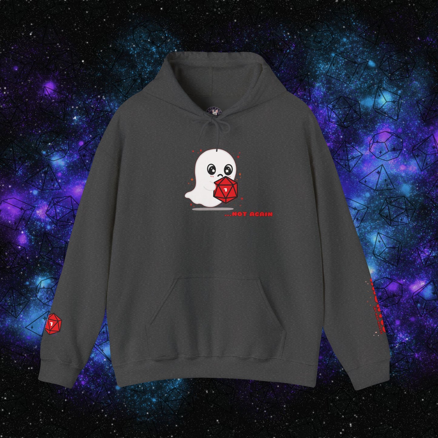 "Haunted (by Bad Rolls)" Unisex Graphic Hoodie