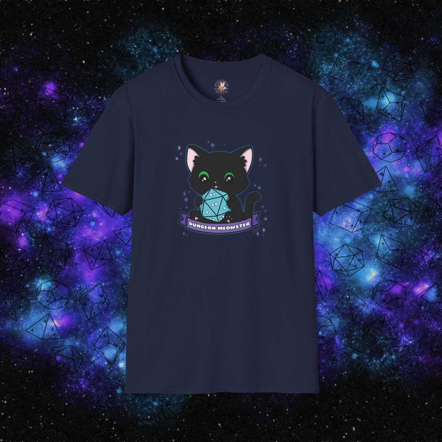 "Hexie, the Dungeon Meowster" Unisex Graphic Tee