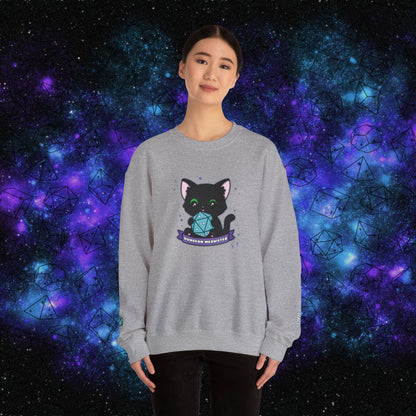 "Hexie, the Dungeon Meowster" Unisex Graphic Sweatshirt