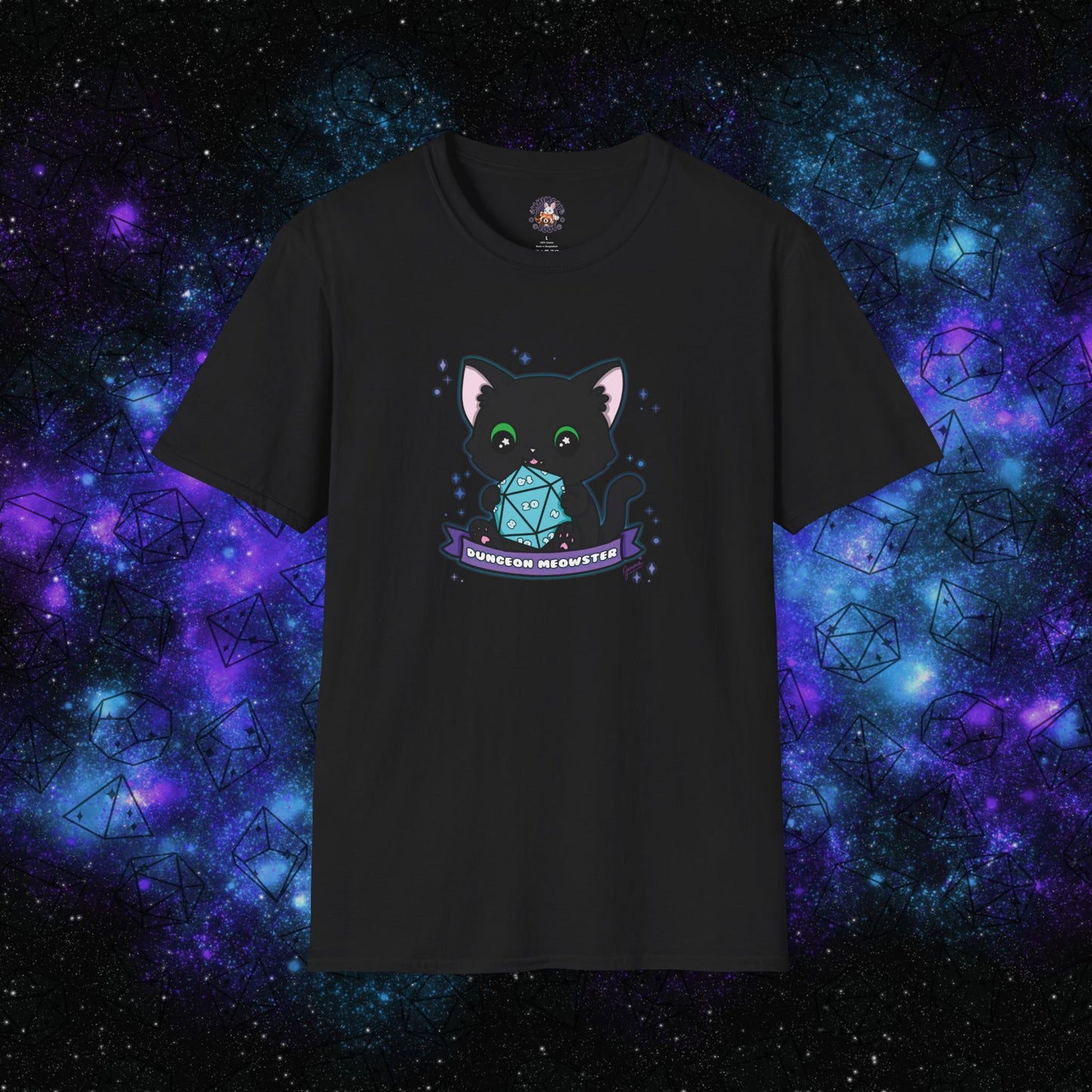"Hexie, the Dungeon Meowster" Unisex Graphic Tee
