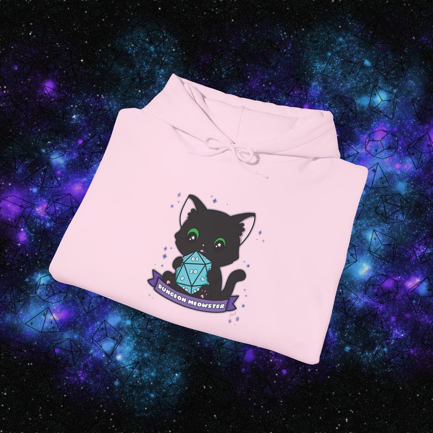"Hexie, the Dungeon Meowster" Unisex Graphic Hoodie